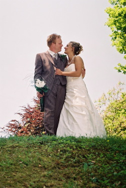 Rimmert en Dominique op de Kanonswal